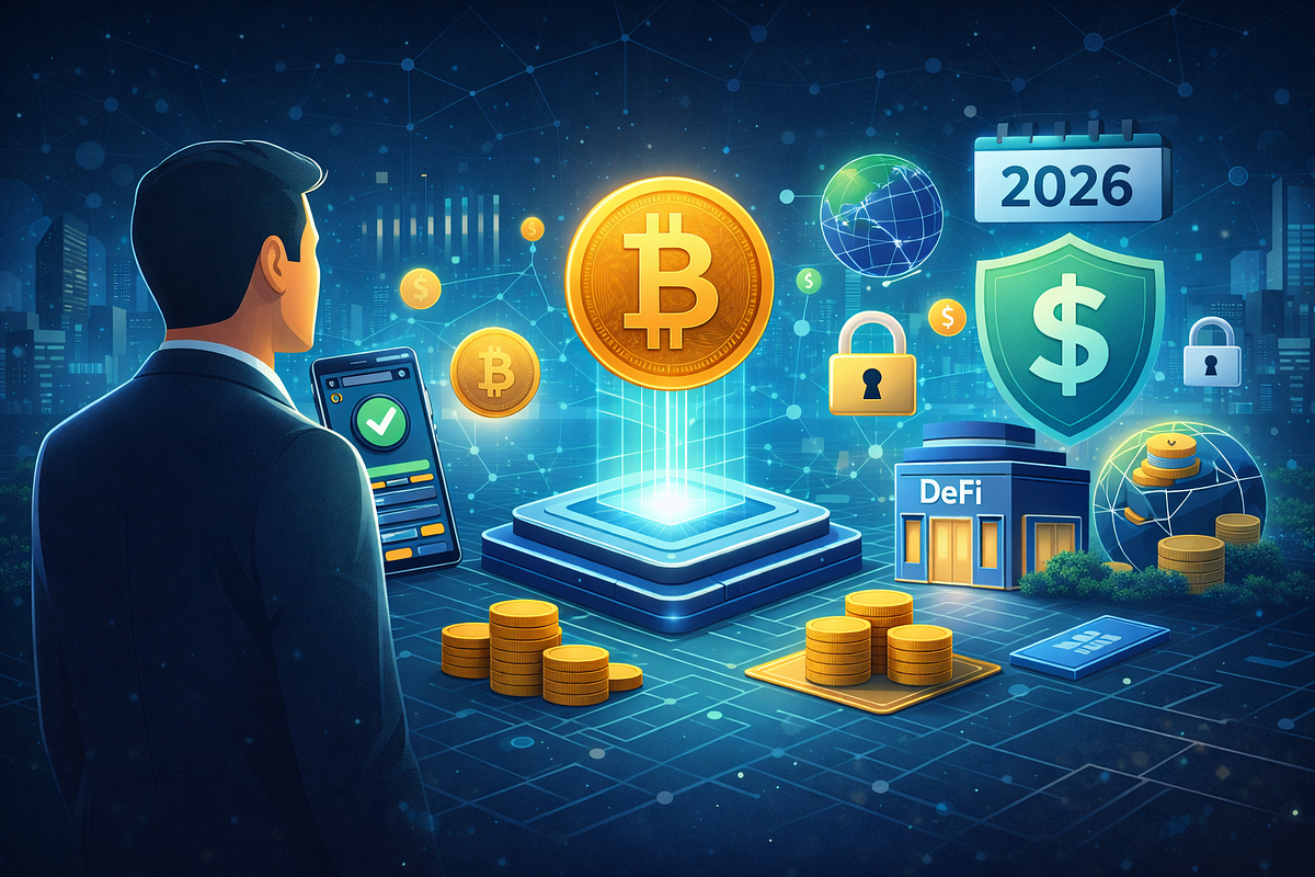 ZK DeFi access without KYC illustration