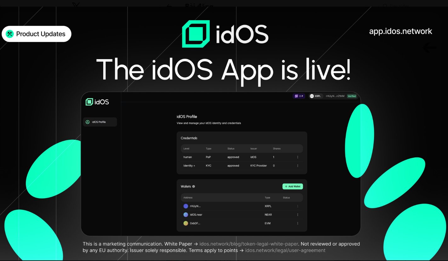 idOS GDPR compliant privacy features