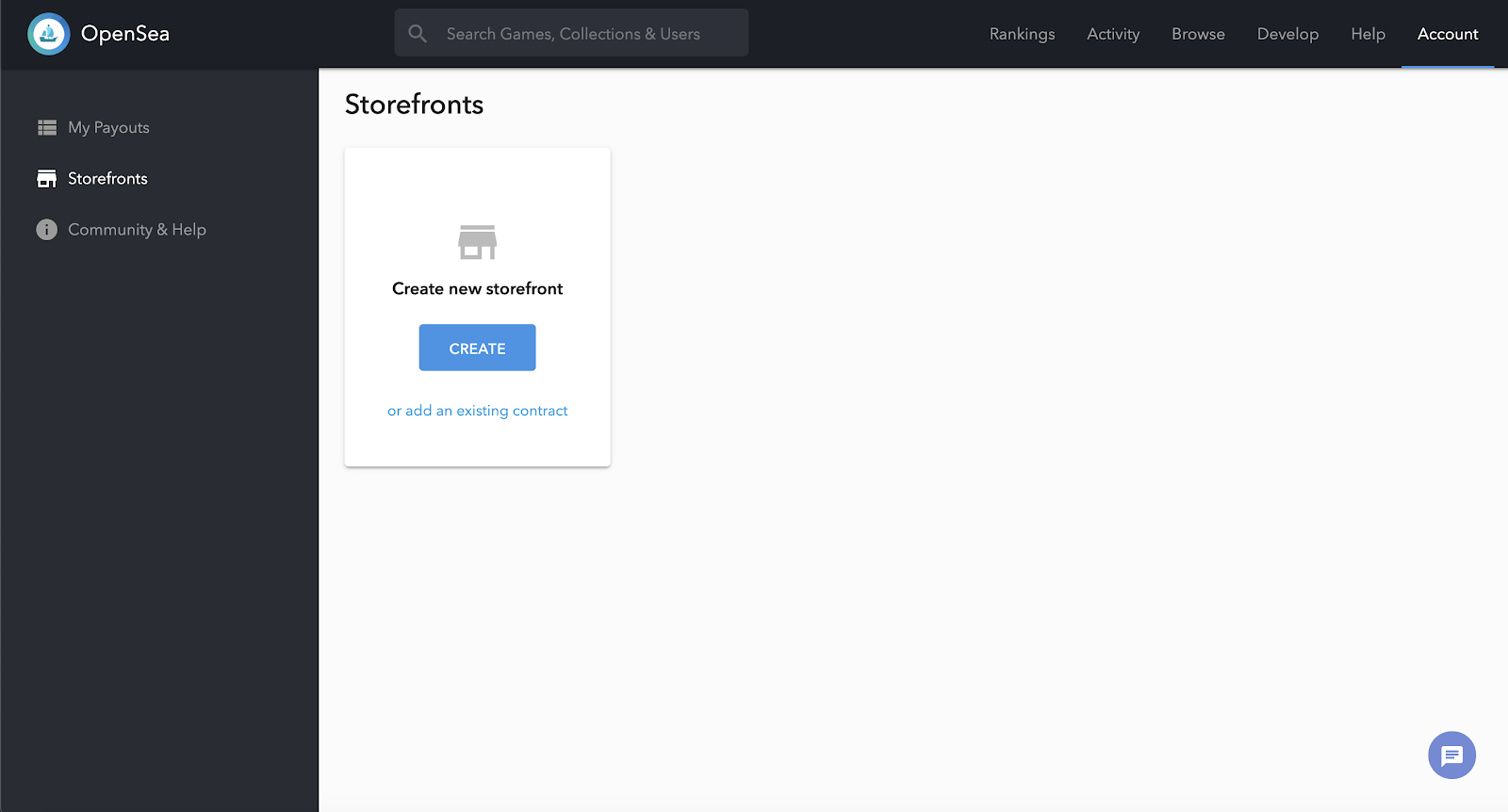 OpenSea NFT marketplace user verification