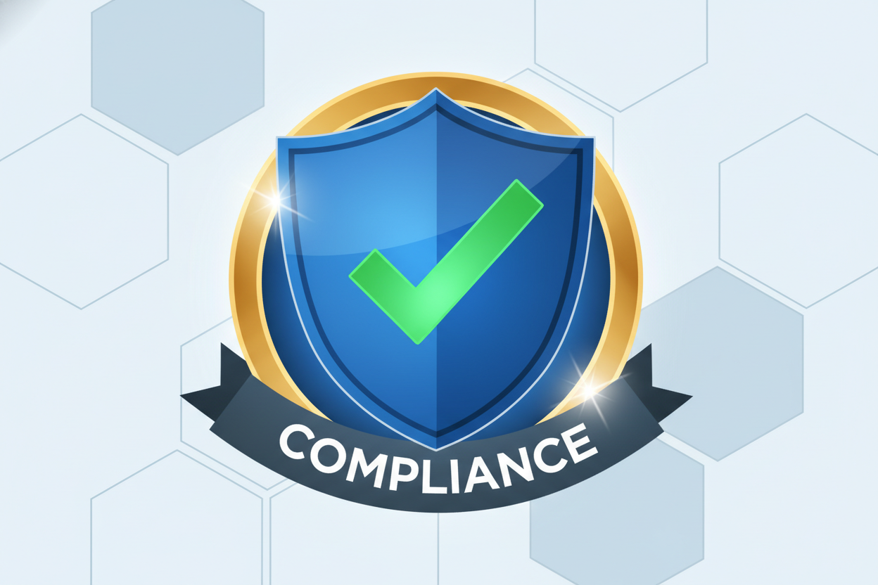ZK-KYC compliance shield icon