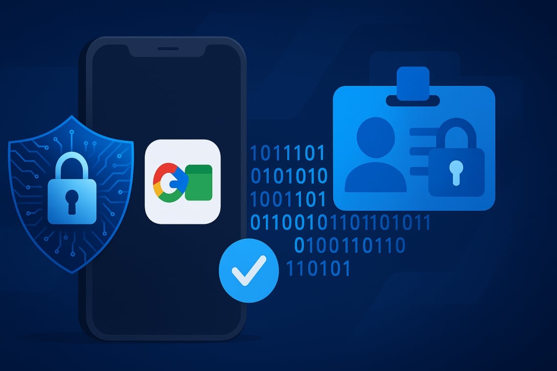 Illustration of a user verifying their age with a decentralized identity wallet using zero-knowledge proofs for enhanced privacy