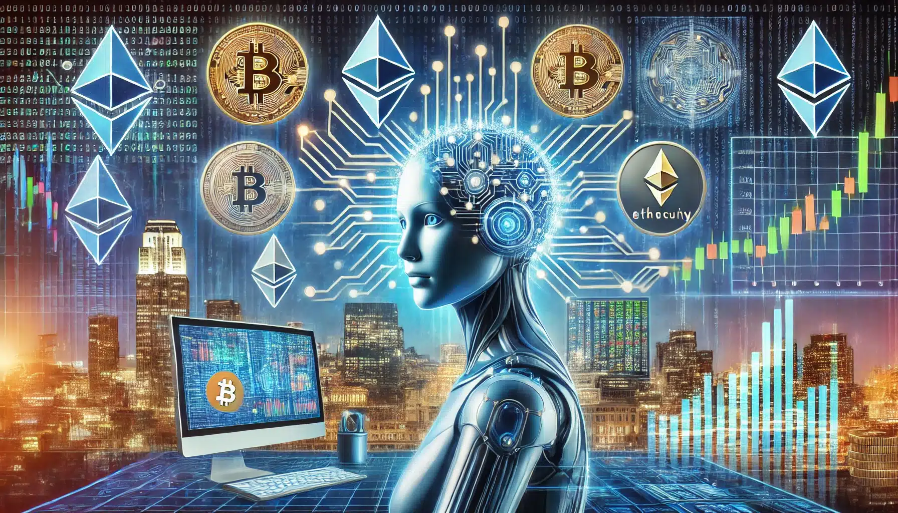 Illustration of an AI agent holding a digital decentralized identity wallet, symbolizing verifiable and accountable AI systems