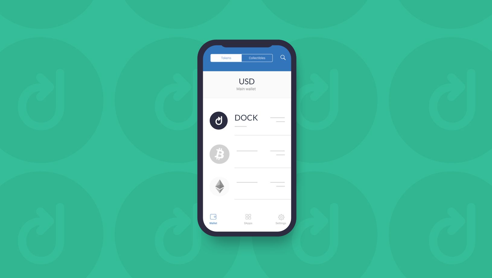 Dock wallet logo