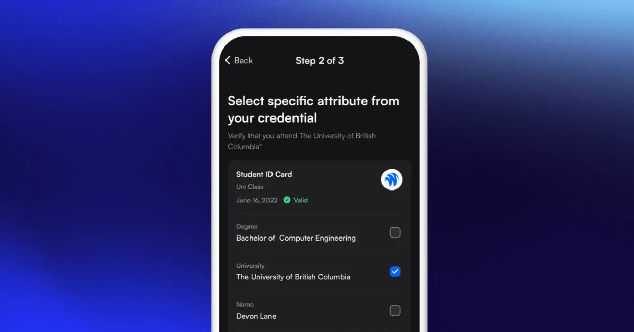 digital credential verification self-sovereign identity